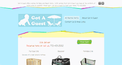 Desktop Screenshot of gotaguest.com